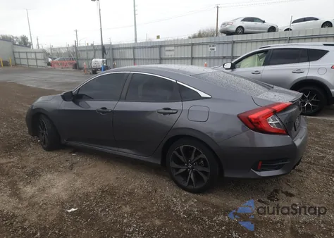 2019 Honda Civic Sport z USA, uszkodzony, nr VIN 2HGFC2F82KH557549